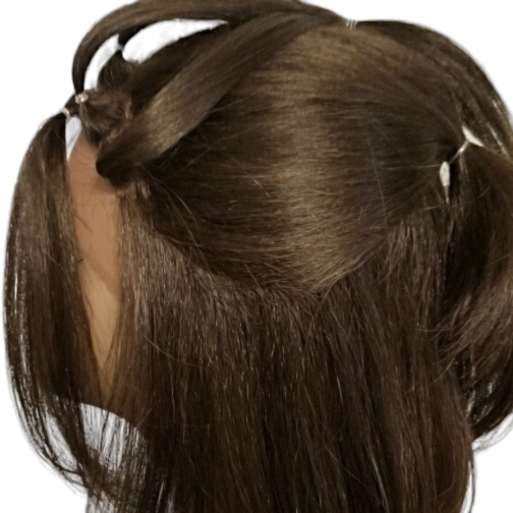 Brazilian Soft Elegant & Natural Human Hair Blend - Brown Lace Front Wig - NWT - Picture 7 of 16